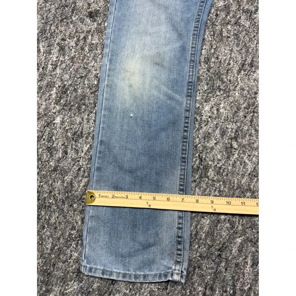 Levis 505 Regular Fit Boys Jeans Light Wash Slim 14 25x27 Blue Denim